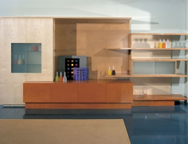 A rack for books and TV Atlantic, Il Loft