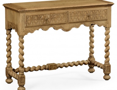 Console with drawers, Natural Oak, Jonathan Charles