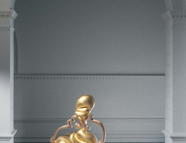 Chair Antropomorfa in gilt, Formitalia