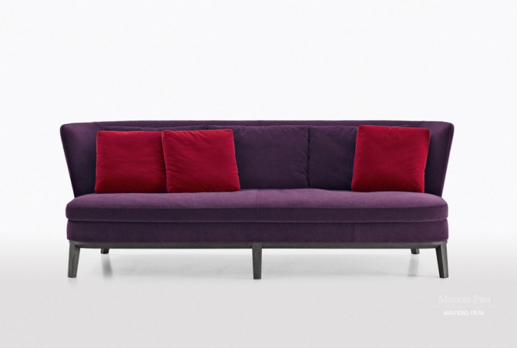 SOFA ON A FRAME OF METAL COVERED WITH FABRIC OR LEATHER FEBO, B&B ITALIA