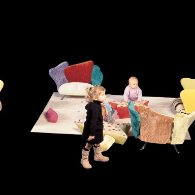 Armchair poltrona Flower baby