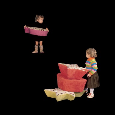 Funghi baby pouf pouff