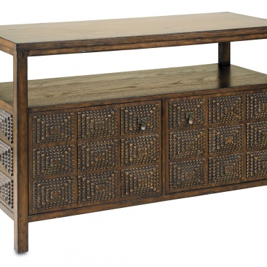 The pedestal Tramp Art TV console