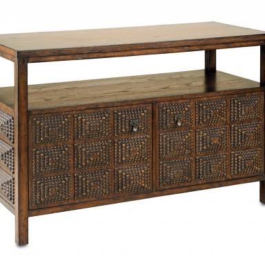 The pedestal Tramp Art TV console