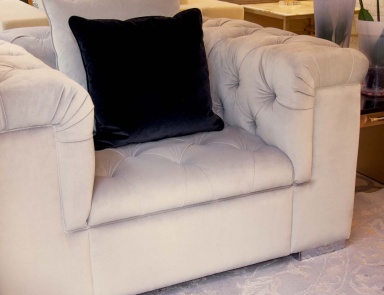 Roma armchair in fabric, Formitalia