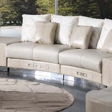 Semi-circular sofa Sitting A Round