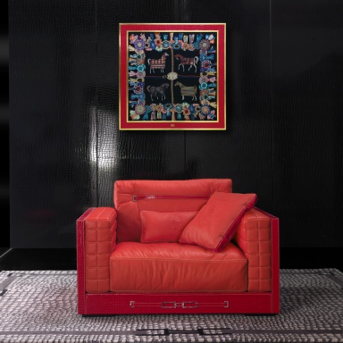 The chair Suitcase belt