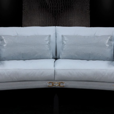 Alabama double sofa oval