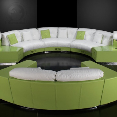Semi-circular sofa Sitting 2010 BLA