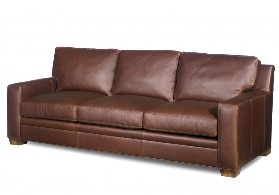 bradington-young hanley leather sofa