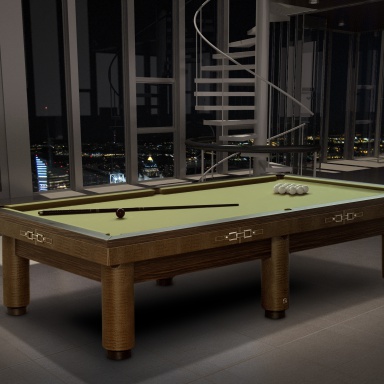 The billiard table Playing A Round