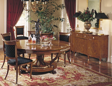 Dining table made from natural wood, Francesco Molon