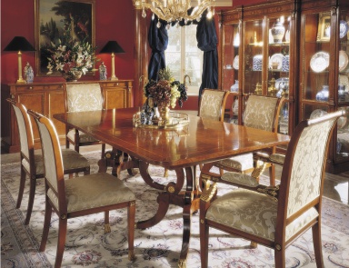 Dining table made from natural wood, Francesco Molon