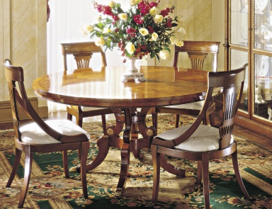 Dining table made from natural wood, Francesco Molon