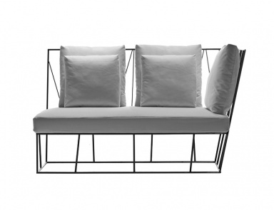 Daybed with frame made of metal Herve, Driade