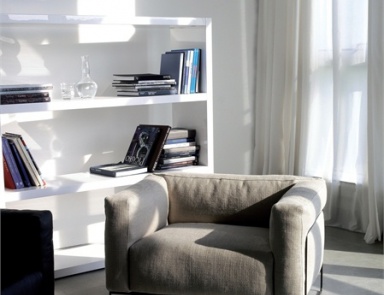 The chair frame is metal, Tweed - Swan