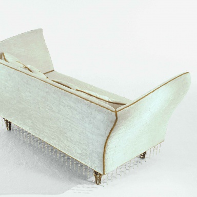 Double sofa Cristal Blanc