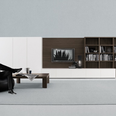 Modular storage WALL SYSTEM