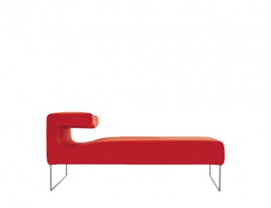 Lowseat chaise lounge in fabric, Moroso
