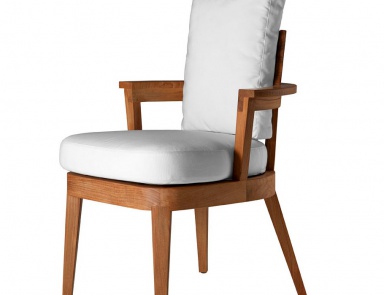 A chair with a semicircular back Borgos, Driade
