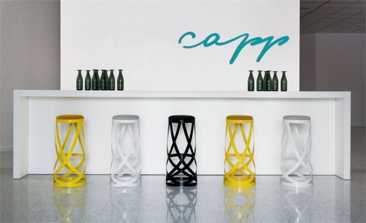 RIBBON BAR STOOL (BAR STOOL), CAPPELLINI