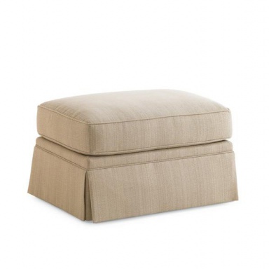 Poof Portland Skirted Ottoman
