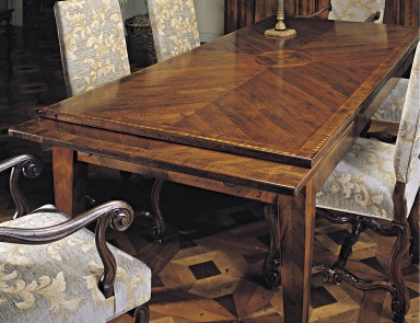 Dining table made from natural wood, Francesco Molon