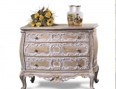 A chest of drawers made from natural wood, Francesco Molon