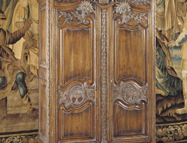 Wardrobe made of natural wood, Francesco Molon