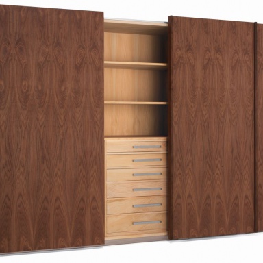 The Wardrobe Hangar Light Wood + Glass