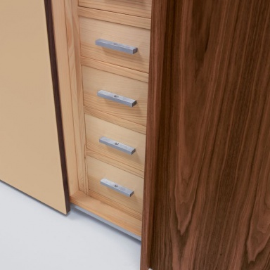 The Wardrobe Hangar Light Wood + Glass