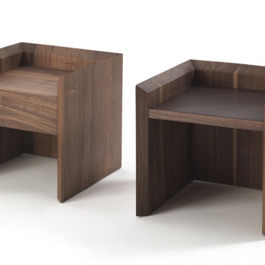 Bedside Table Soft Wood