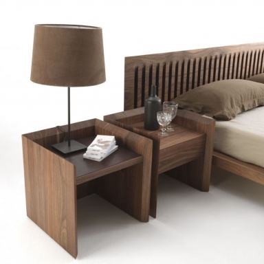 Bedside Table Soft Wood