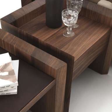 Bedside Table Soft Wood