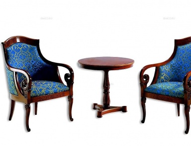 Chair with hard armrests Carlo X, Zanaboni