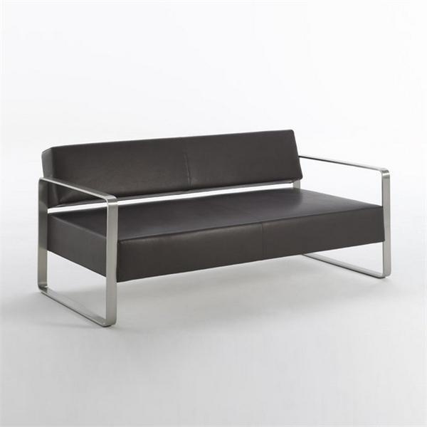 SOFA ON A METAL FRAME, DOMINO - MATTEOGRASSI