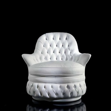 Chair with shaped backrest Italia