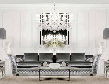 The four-seater sofa Capri, Zanaboni