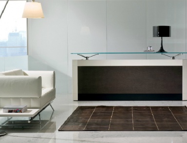 The rack is made of solid wood De Symetria, I4 Mariani