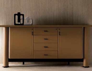 Chest with leather trim, Summit, I4 Mariani