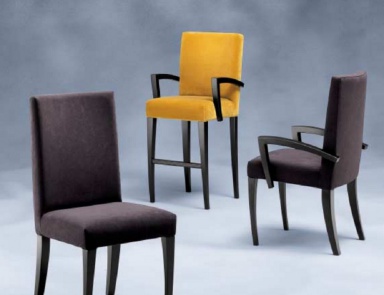 Chair made of solid beech with a high back Lisa, i4Mariani