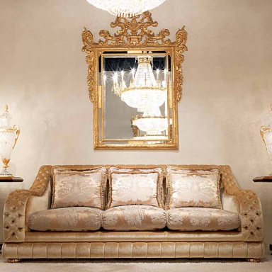 Sofa Capitonne triple Fantasia