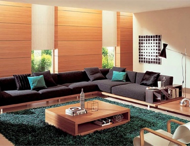 The modular upholstered sofa Gran Sit, MisuraEmme