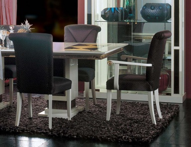 Chair with fabric upholstery, Elledue