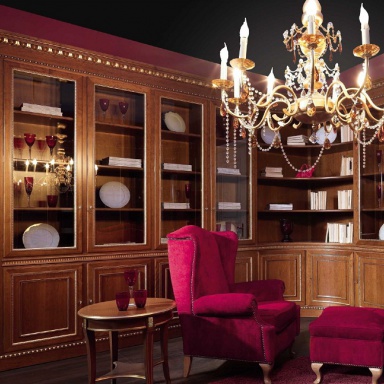 Chair with Ottoman Boiseries