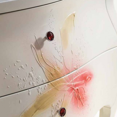 The Concept Of Flower Chest Of Drawers