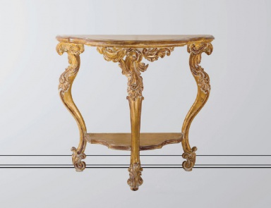 The console is made of solid wood, Chelini