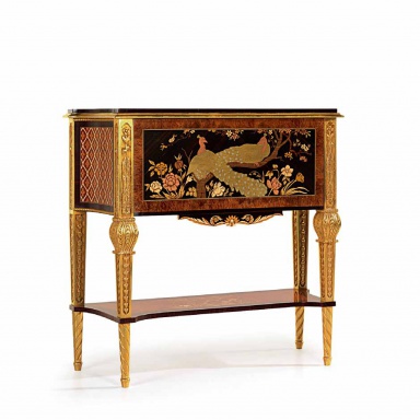Secretaire on high legs W015