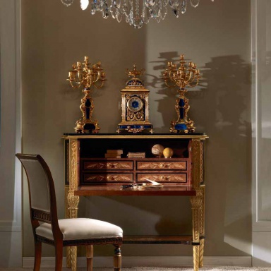 Secretaire on high legs W015