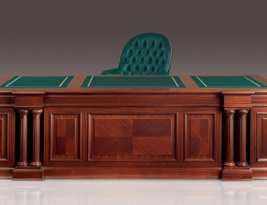 Writing table made of solid wood Kingdom, Elledue